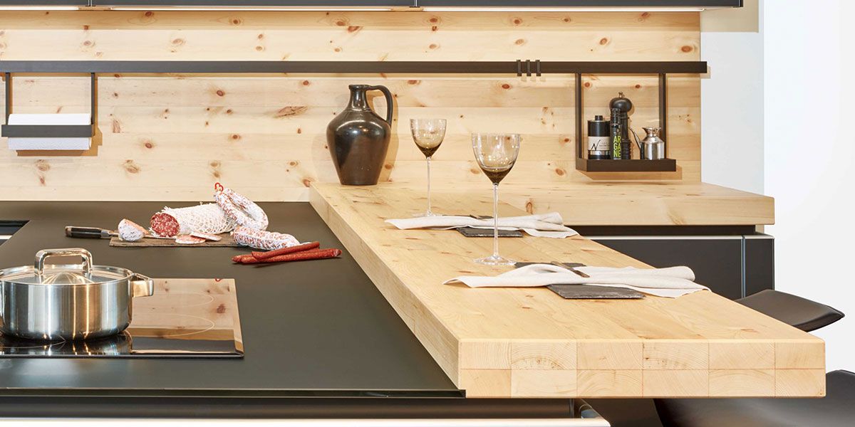 Küche Holz Arbeitsplatte